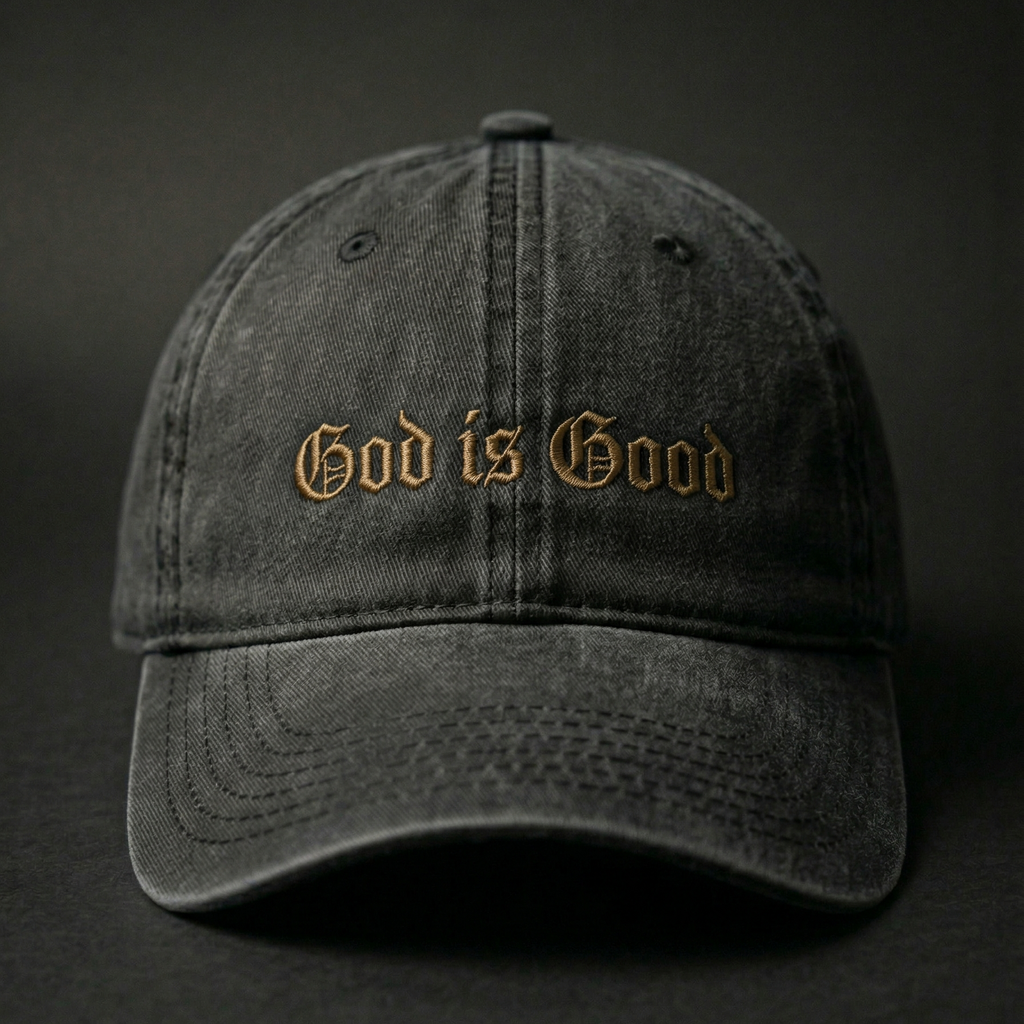 christian faith baseball cap god is good design
