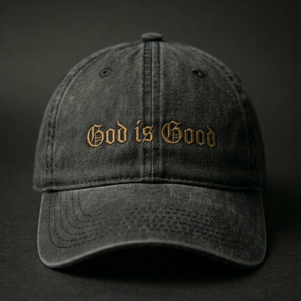God Is Good Embroidered Dad Hat - view 2