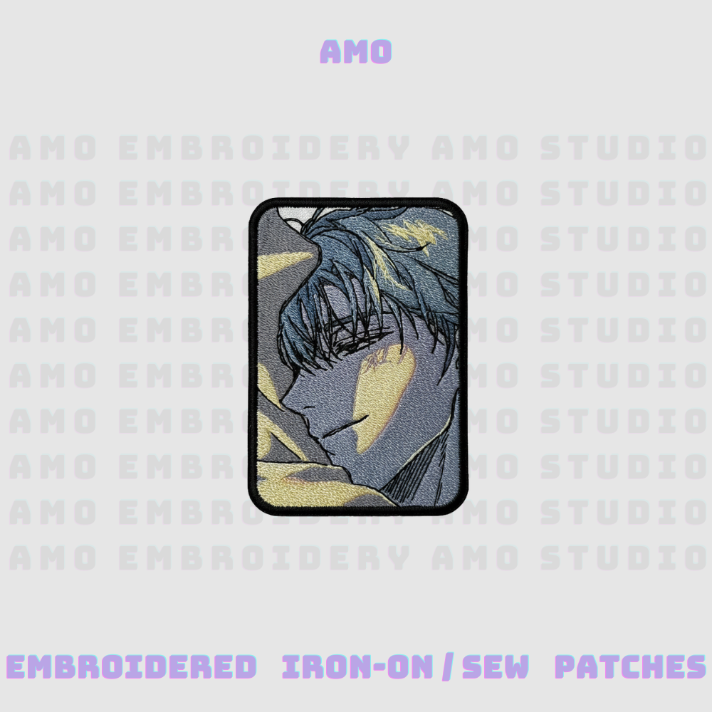 Taeui and Ilay sew on embroidery patch for clothing