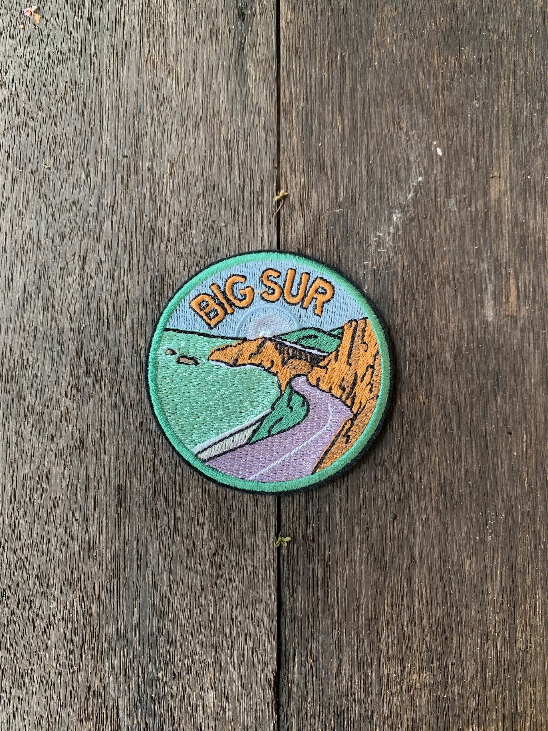 collectible big sur souvenir embroidered patch