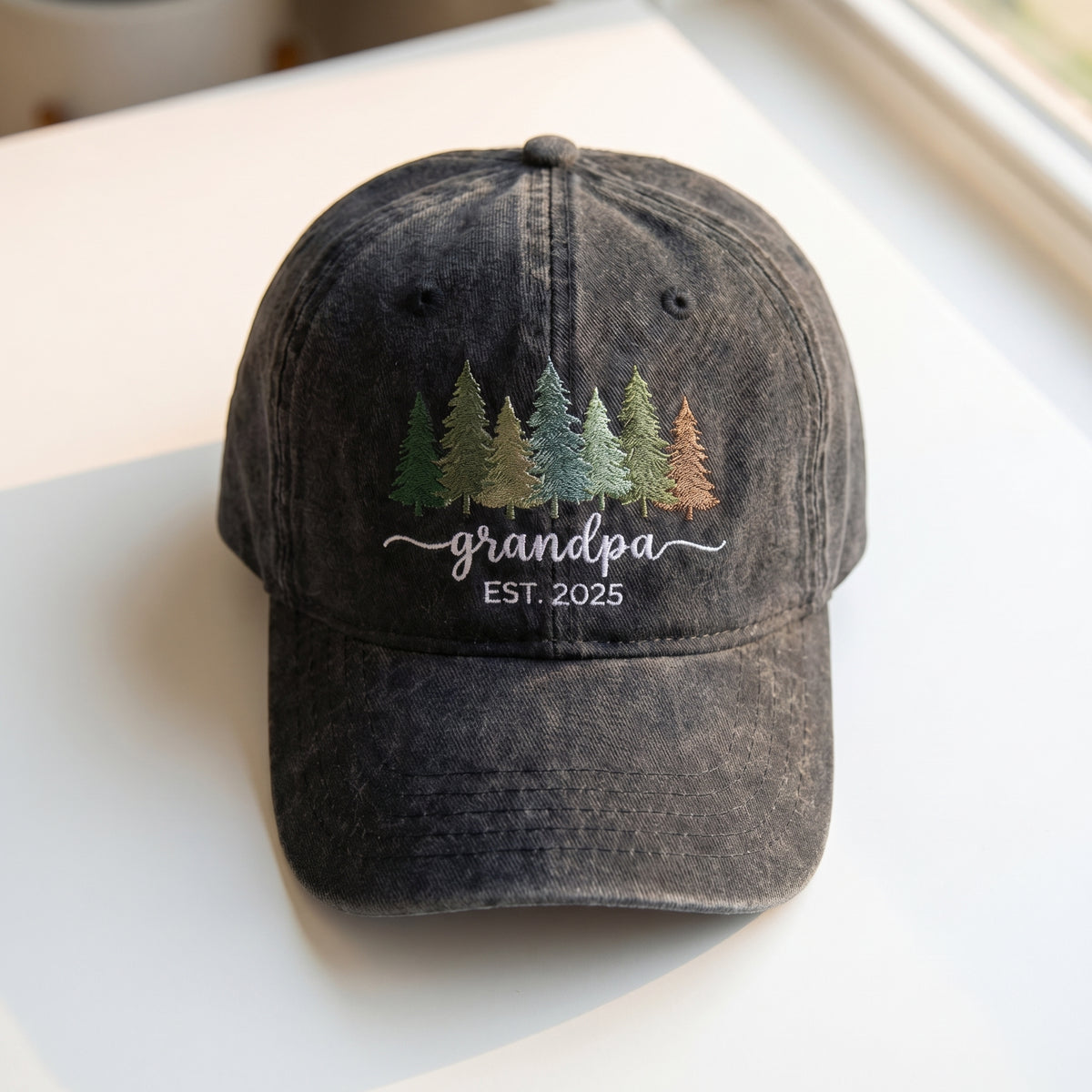First Time Grandparents Embroidered Cap – Perfect Gift for New Grandparents - photo 2