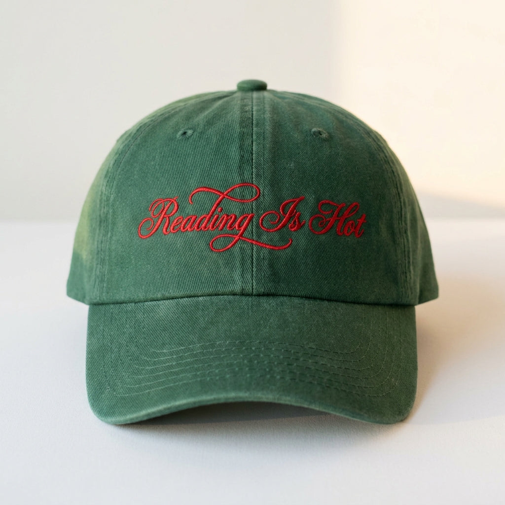Reading Is Hot Embroidered Cap - view 2