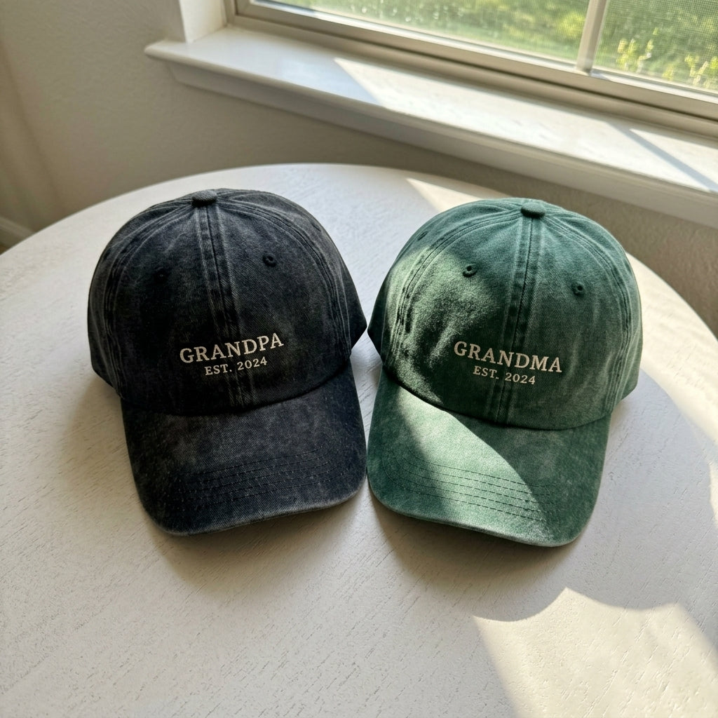 Personalized Grandma Embroidered Cap – Perfect Gift for New Parents - photo 2