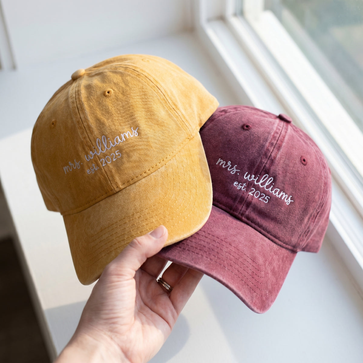 Mrs. Williams Est. 2025 Embroidered Cap – Trendy Streetwear Style - photo 2