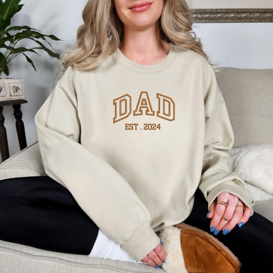 Custom DAD Sweatshirt With Date