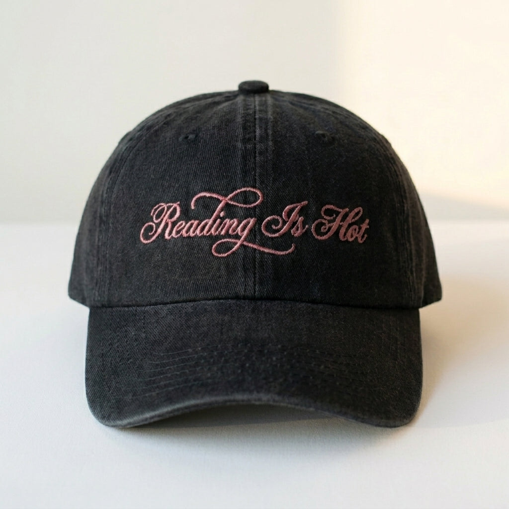 Reading Is Hot Embroidered Cap - view 3