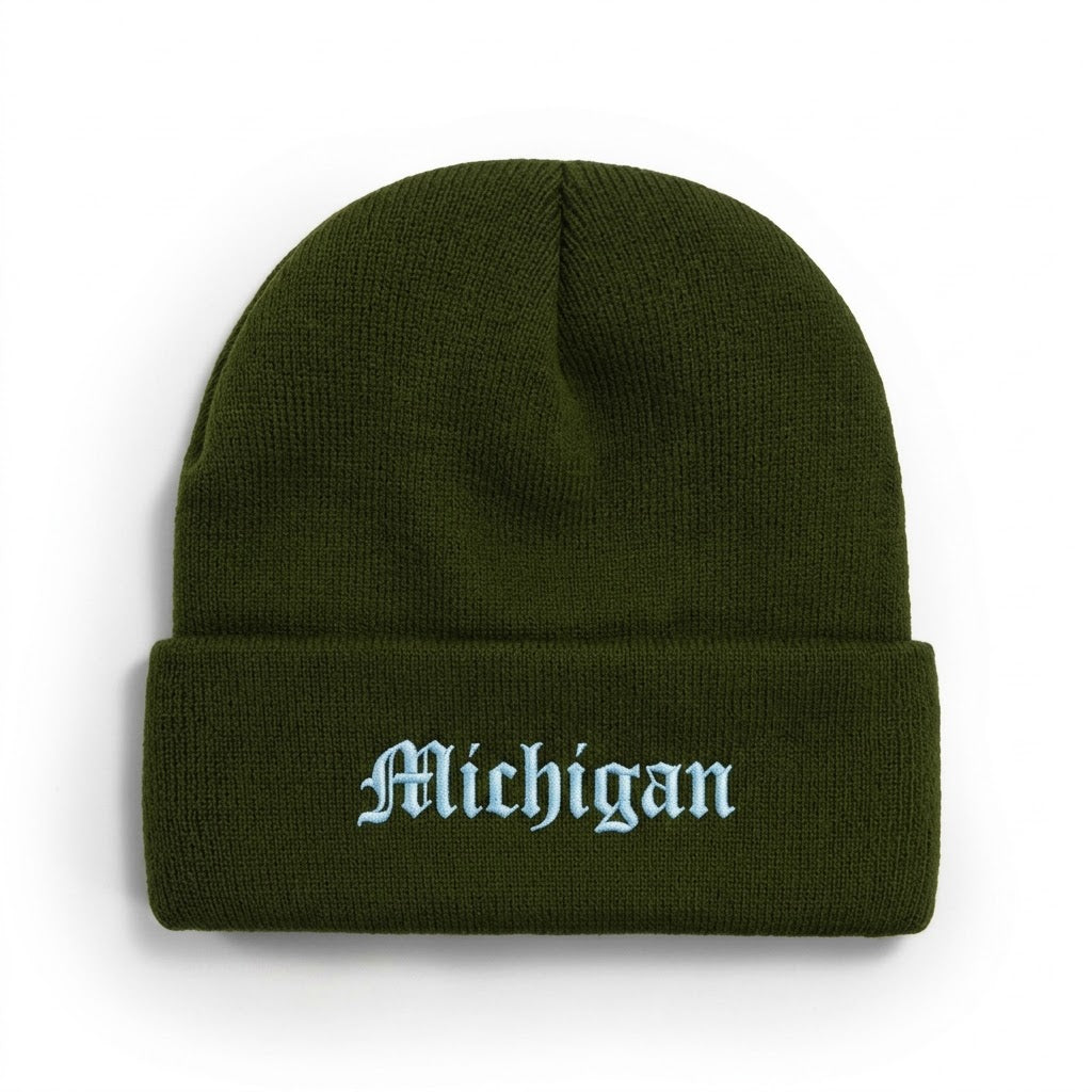 Michigan Embroidered Beanie - view 4
