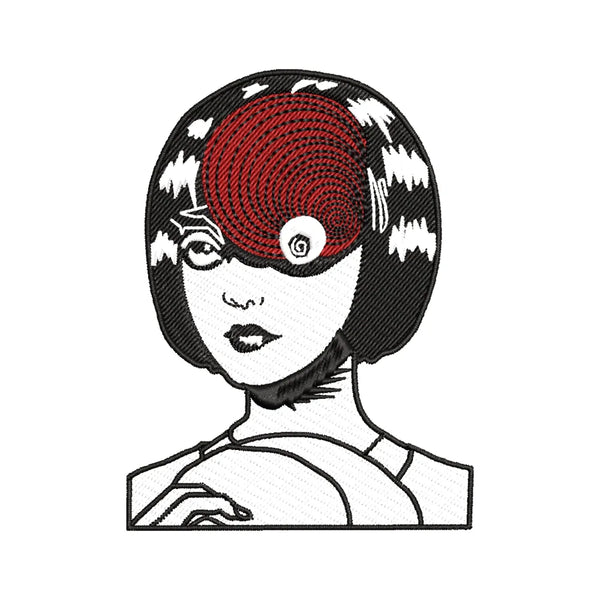 Junji Ito Uzumaki Embroidery Design – Horror Manga Machine File