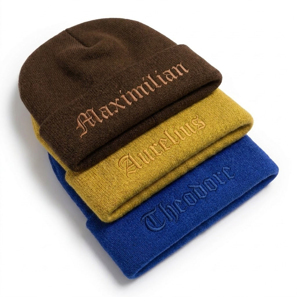 Custom Name Embroidered Beanie - view 3