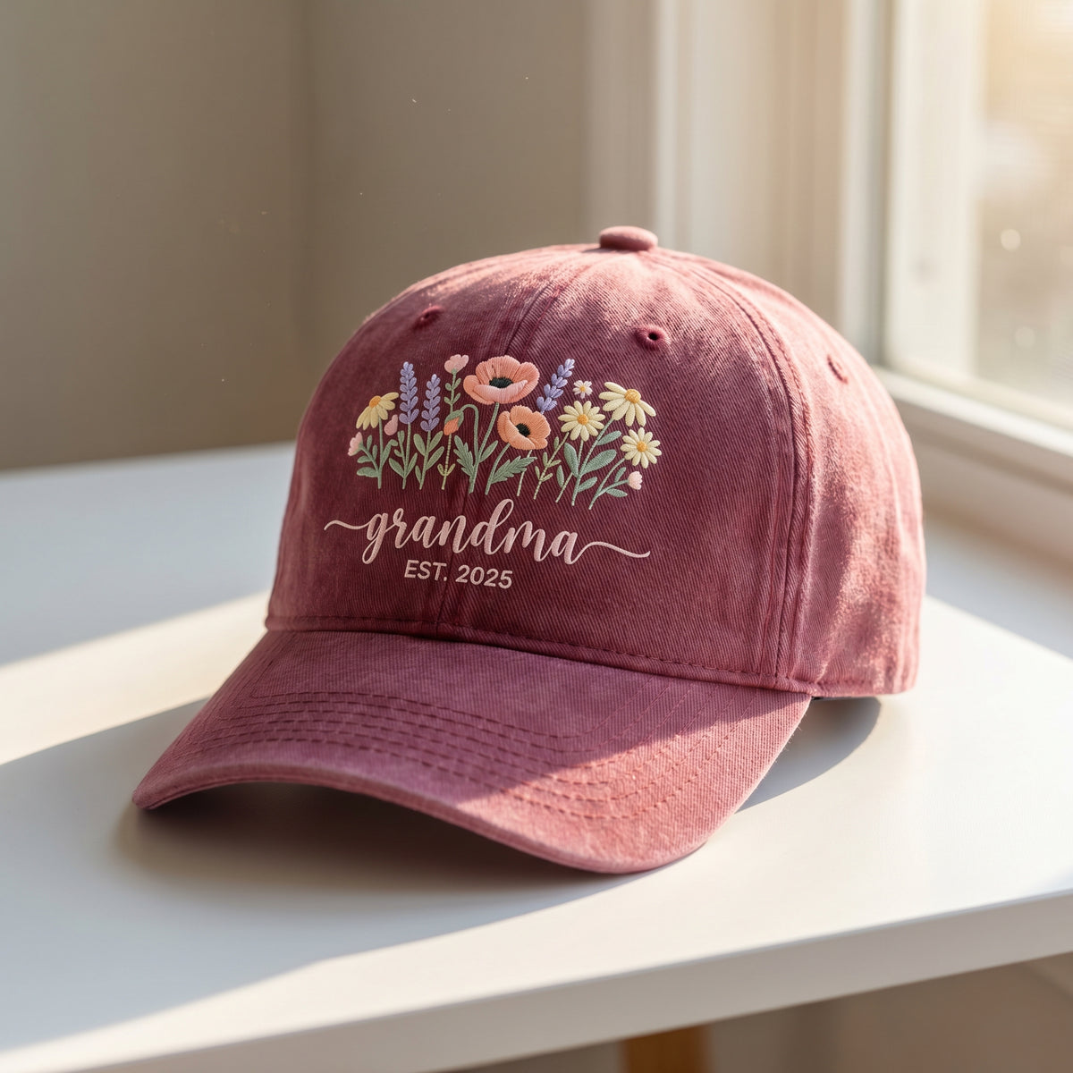 First Time Grandparents Embroidered Cap – Perfect Gift for New Grandparents - photo 4