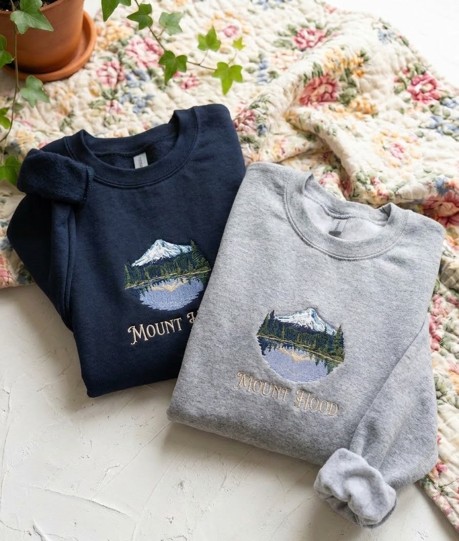 Mount Hood Embroidered Sweater – Cozy Streetwear Style - photo 7