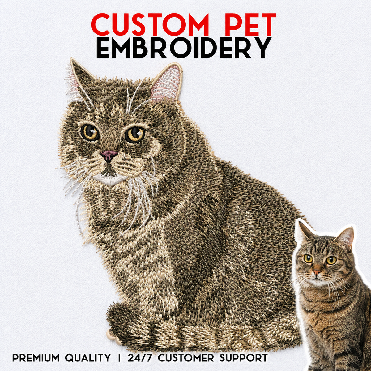 Custom Dog Embroidered Hoodie – Perfect for Pet Lovers - photo 4