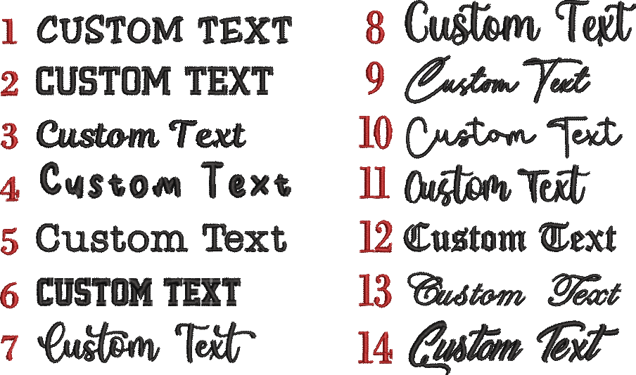 Custom Text Embroidered Sweatshirt - view 3