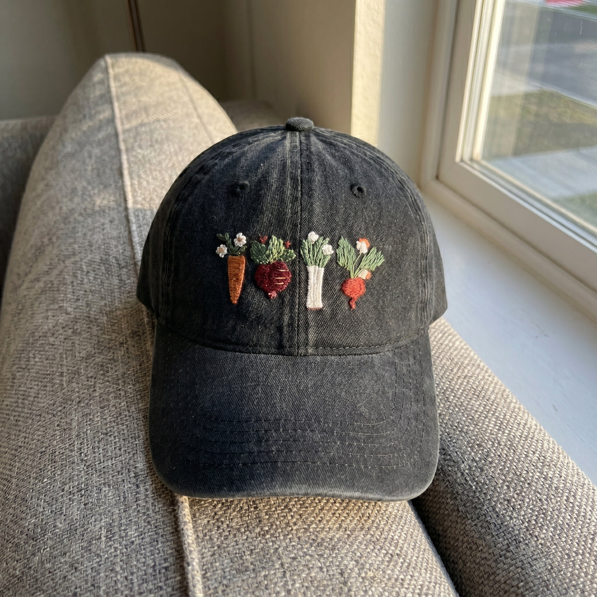 Farm Vegetables Embroidered Cap – Perfect for Garden Lovers - photo 4