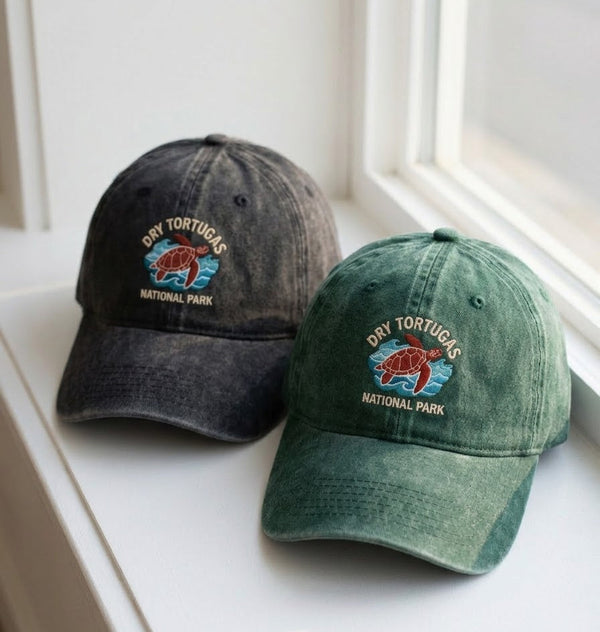 Dry Tortugas National Park Embroidered Cap – Washed Dad Hat