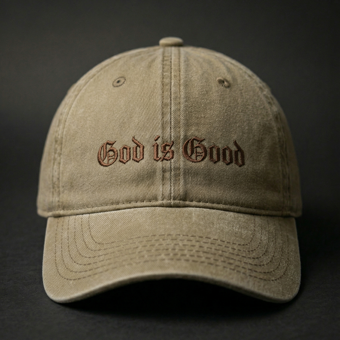 God Is Good Embroidered Hat – Christian Faith Dad Cap, Inspirational Jesus Baseball Cap, Religious Gift