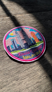Petronas Towers Embroidered Patch Kuala Lumpur Souvenir, photo 3
