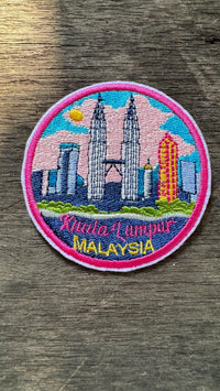 Petronas Towers Embroidered Patch Kuala Lumpur Souvenir