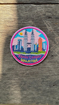 Petronas Towers Embroidered Patch Kuala Lumpur Souvenir, photo 4