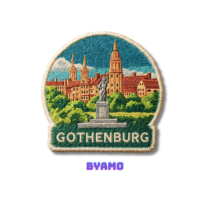 Gothenburg Embroidered Patches Iron On