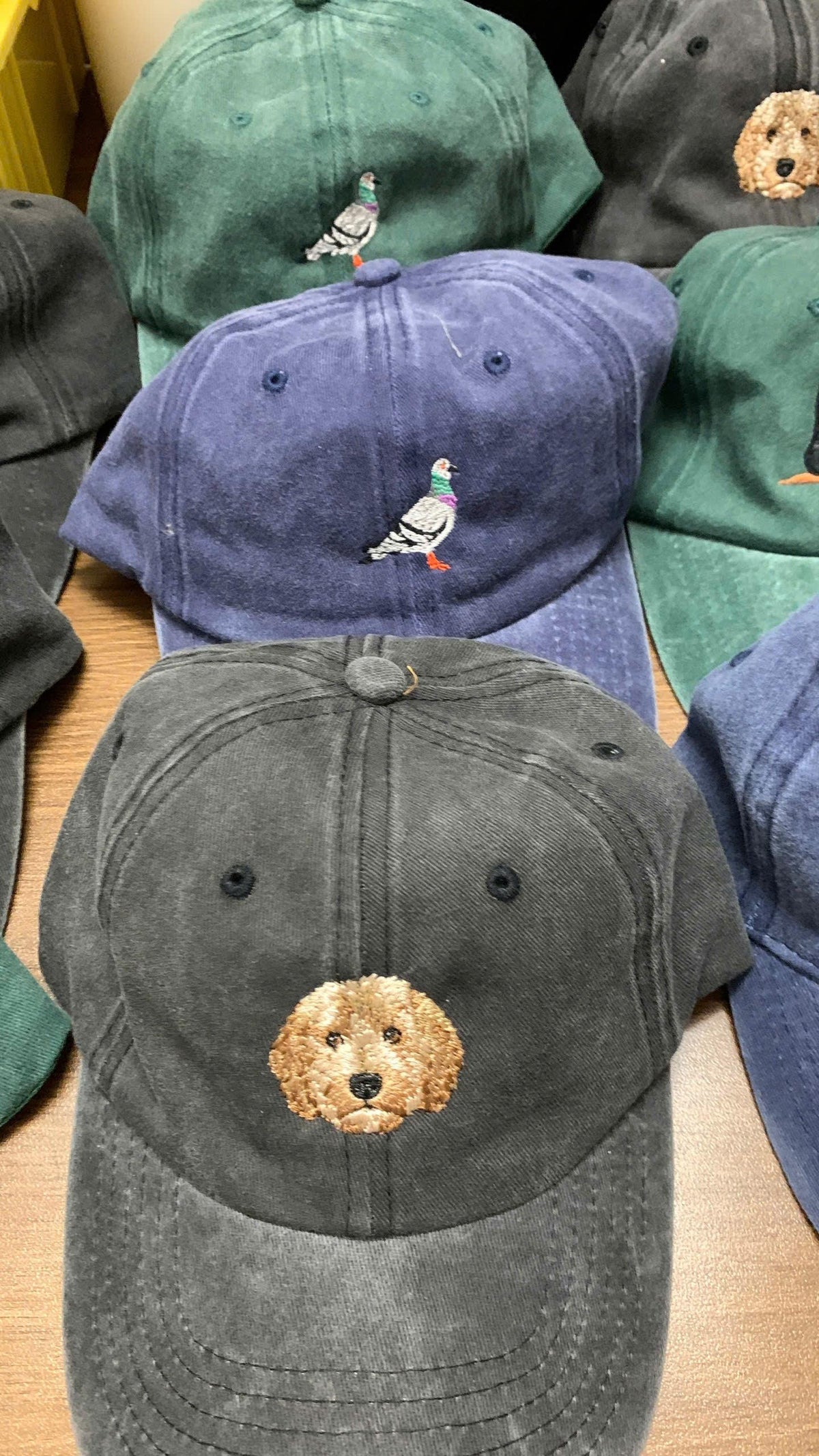 Custom Dog Embroidery Dad Hat - Personalized Pet Portrait Cap