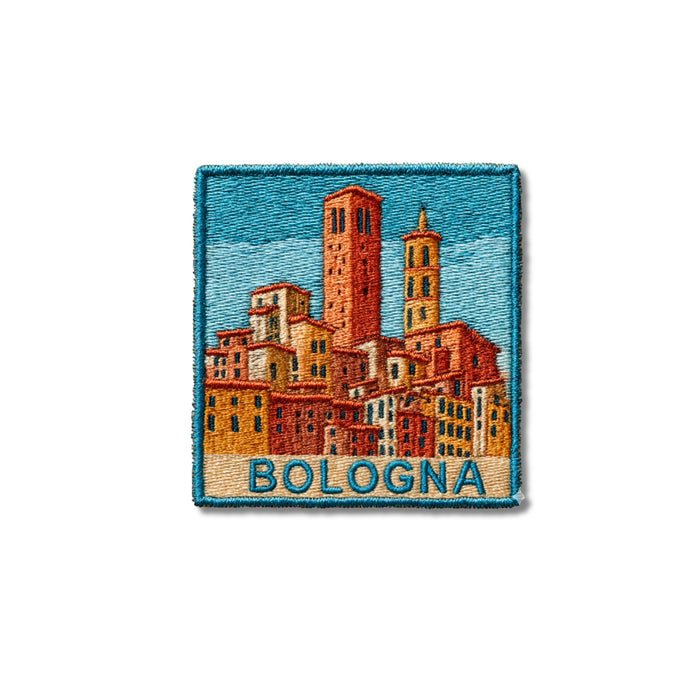 Bologna Embroidered Patch – Iron-On Travel Souvenir Appliqué