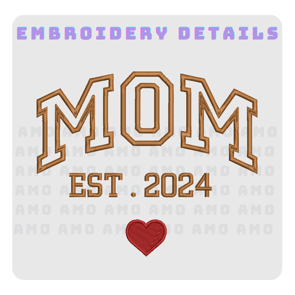 Custom MOM Sweatshirt With Date