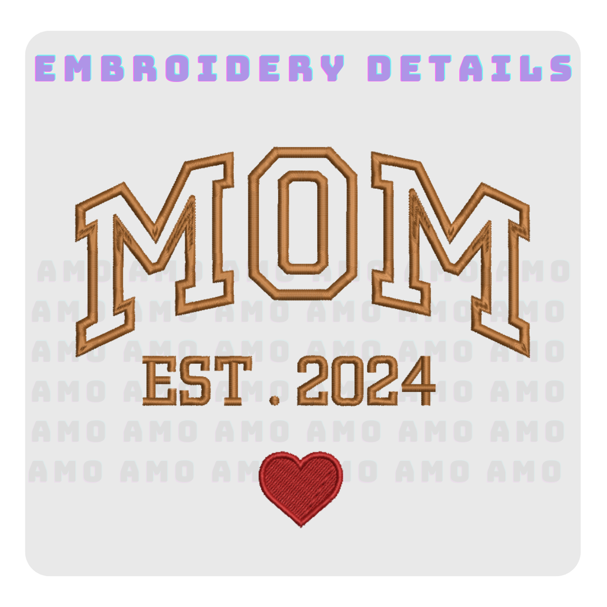 Custom MOM Sweatshirt With Date