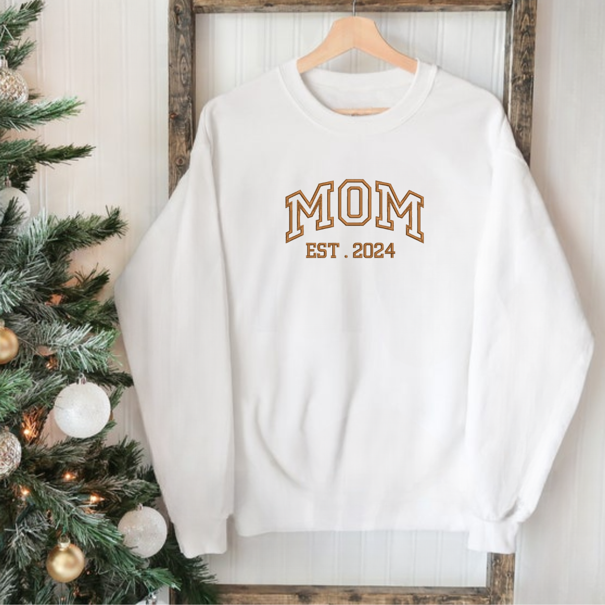 Custom MOM Sweatshirt With Date