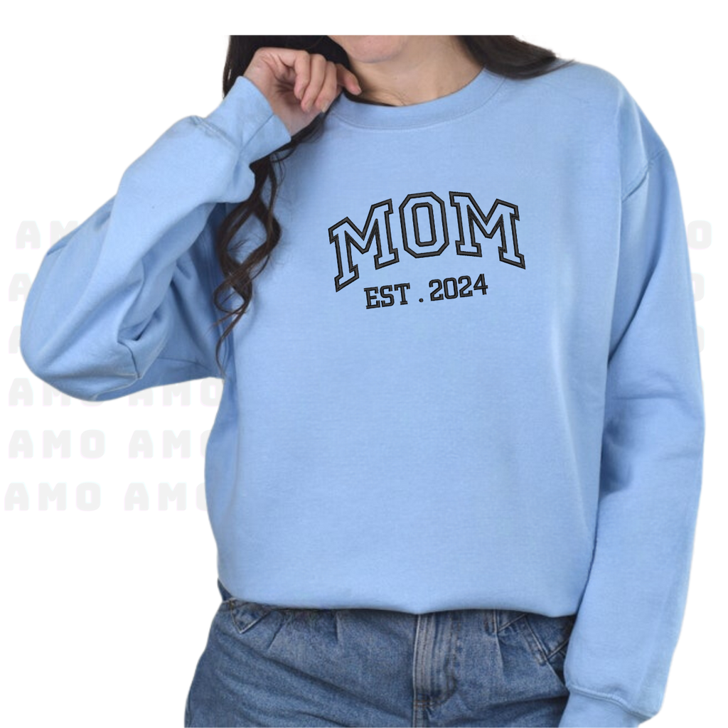 Custom MOM Sweatshirt With Date