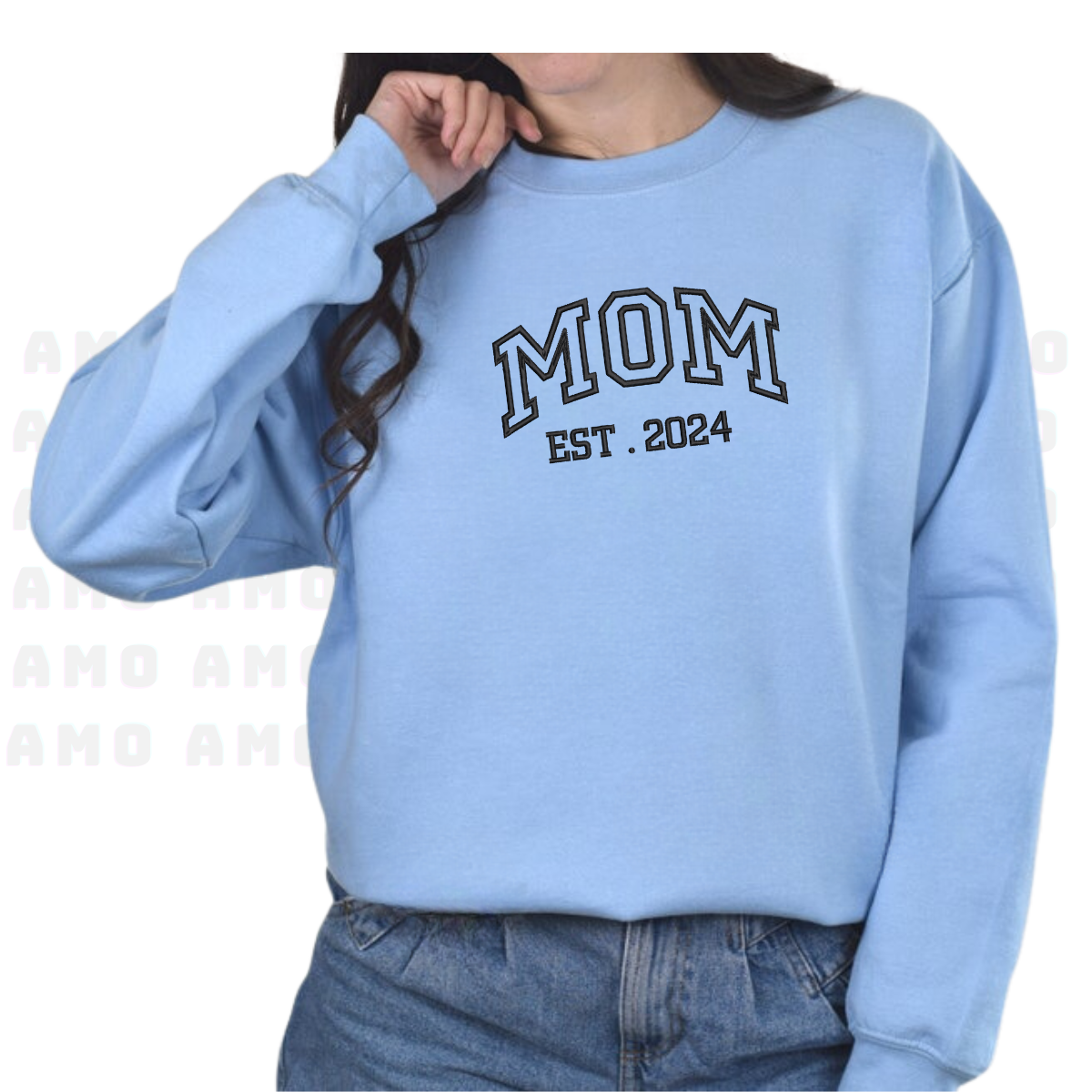 Custom MOM Sweatshirt With Date