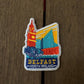 Belfast Northern Ireland Embroidered Travel Patch: Iron-On/Sew-On Applique for Backpacks & Flags