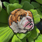 Old English Bulldog Embroidered Patch – Iron On / Sew On 🧵