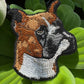 Boxer Dog Embroidered Patch – Iron On / Sew On 🧵