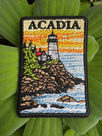 Acadia National Park Patch: Embroidered Travel Souvenir