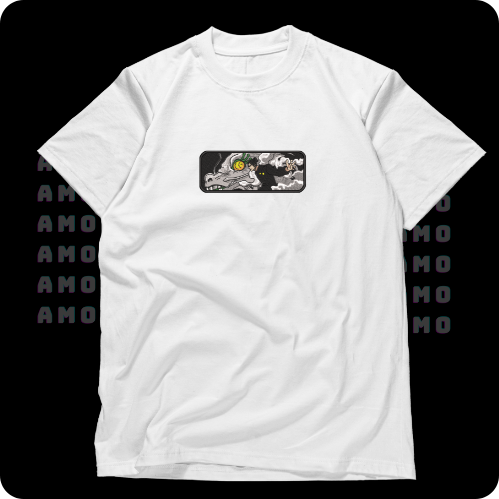 premium stitch embroidery geto suguru one piece tee