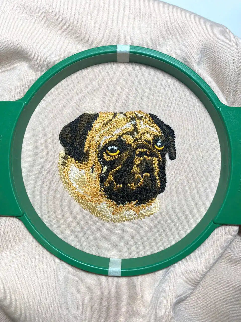 pug dog lover apparel embroidered sweatshirt