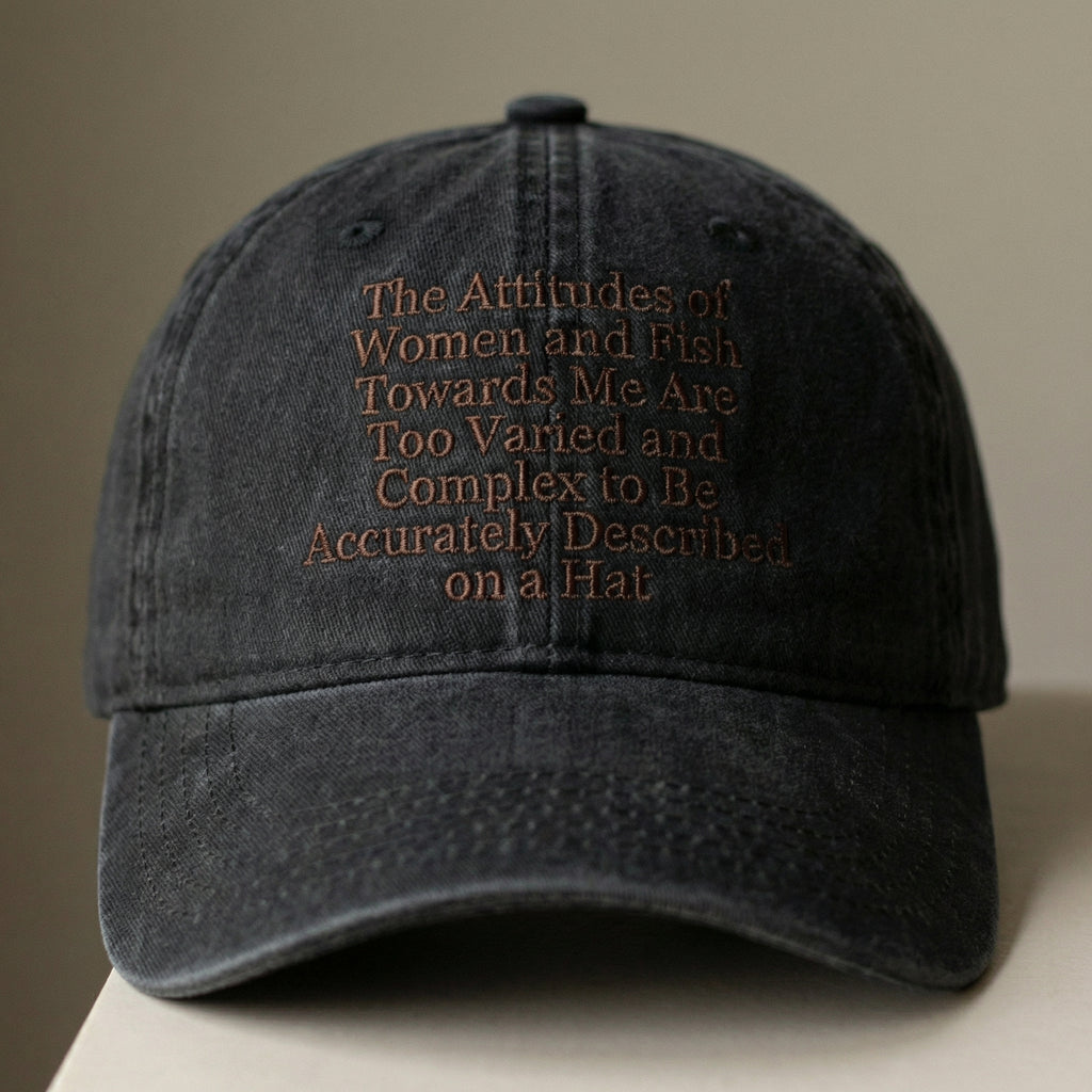 the attitudes of women and fish hat embroidery
