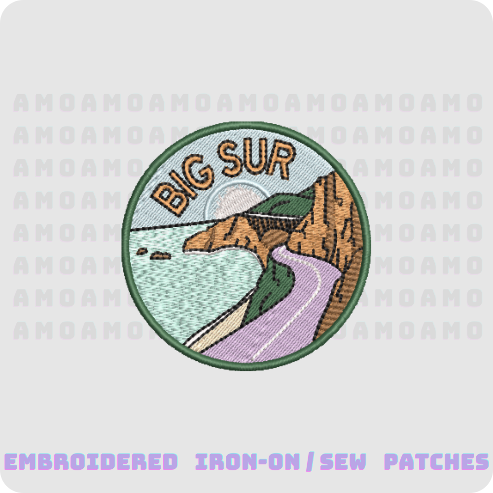 Big Sur Embroidered patches