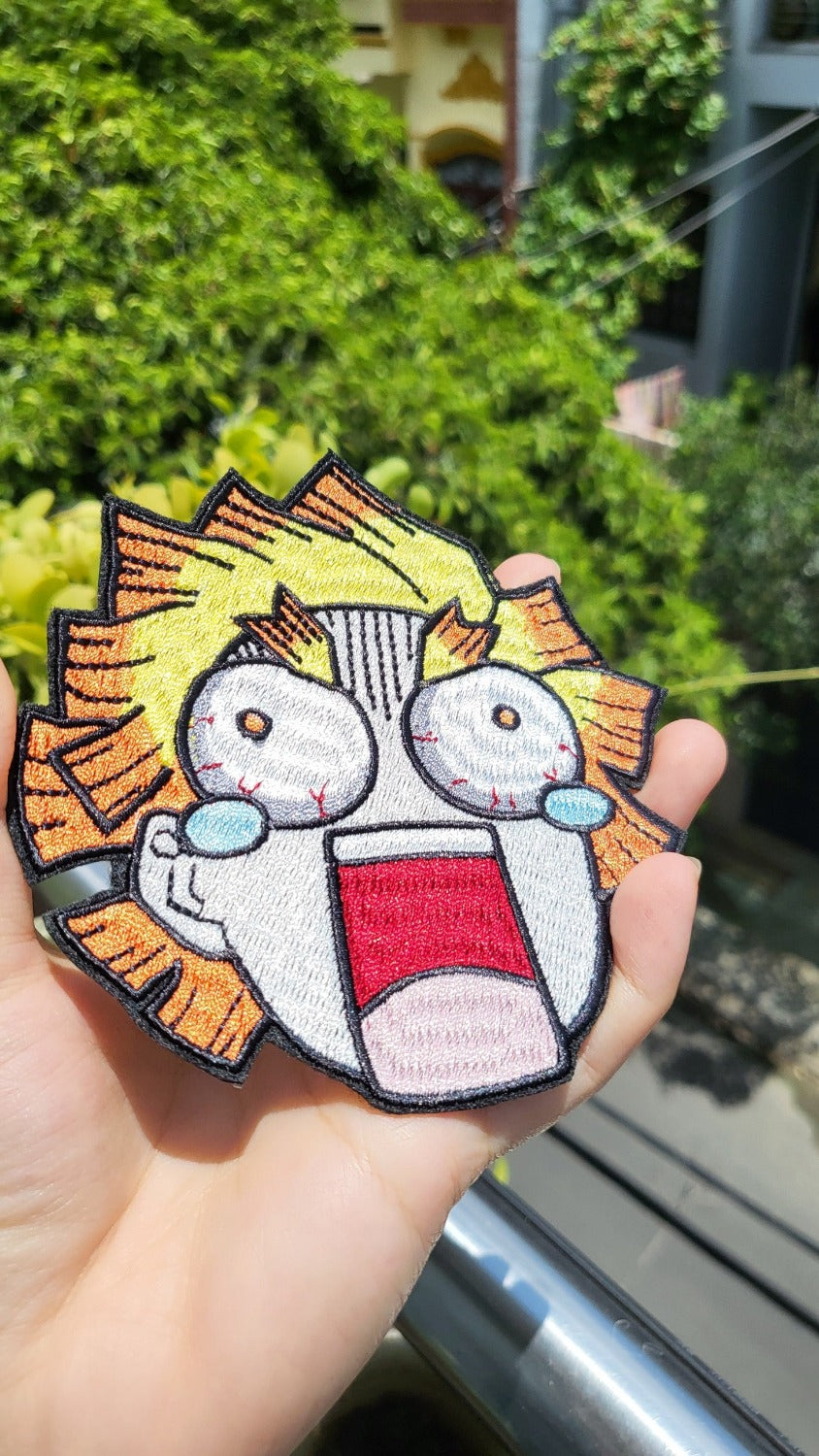 Zenitsu Demon Slayer Embroidered patches IRON-ON OR SEW