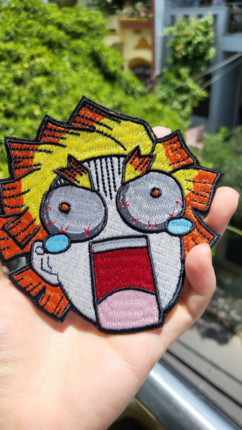Zenitsu Demon Slayer Embroidered patches IRON-ON OR SEW