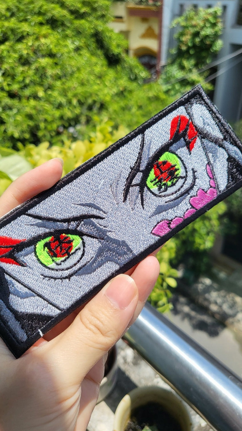 Daki Demon Slayer Embroidered patches IRON-ON OR SEW