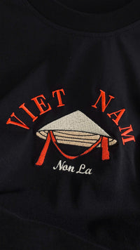 Vietnamese conical hat embroidered shirt, photo 3