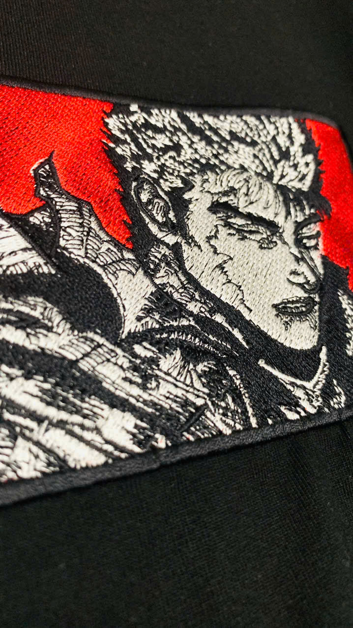 Guts Berserk Embroidered Patches Iron-On / IRON-ON OR SEW – High-Quality Anime Patch for Fans